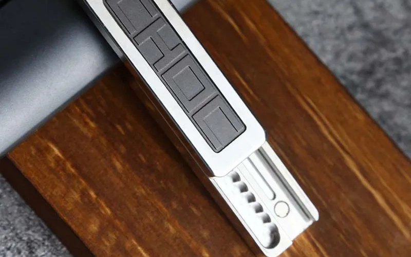 Metal Vertical Push Slider EDC Stress Relief Toy