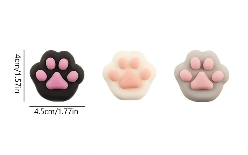 Mini Cat Paw Silicone Squeeze Fidget Toy