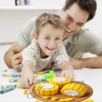 mini corn puzzle keychain building block toy banner 3