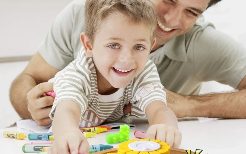 Mini Corn Puzzle Keychain Building Block Toy