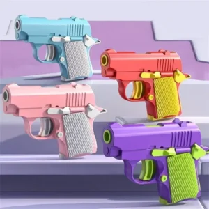 mini gravity printing fidget toy gun for stress relief banner 2