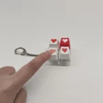 mini mechanical keyboard keychain fidget toy for girls banner 3