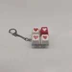 mini mechanical keyboard keychain fidget toy for girls banner 5