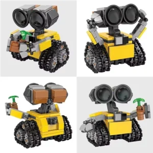 mini robot building blocks assembly toy set banner 1