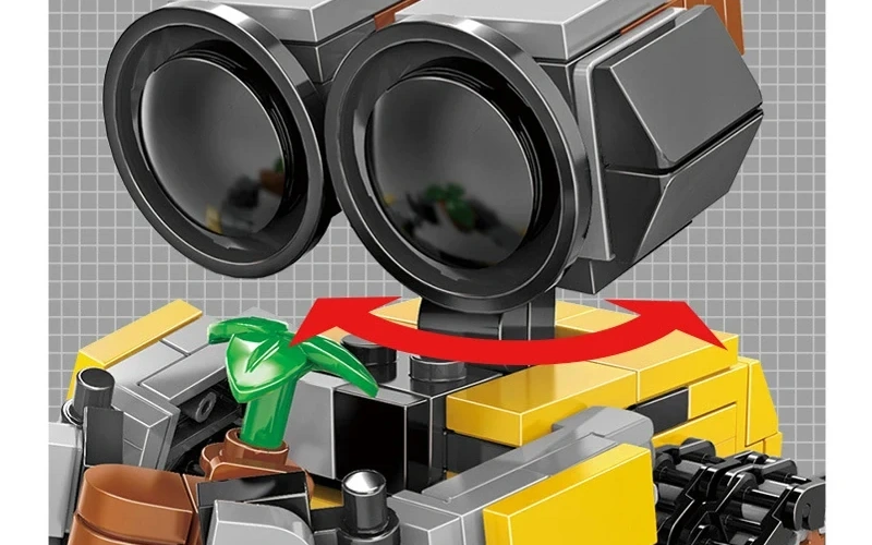 Mini Robot Building Blocks Assembly Toy Set