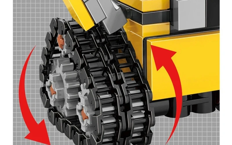 Mini Robot Building Blocks Assembly Toy Set