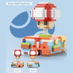 mushroom building blocks stress relief sensory fidget toy banner 2