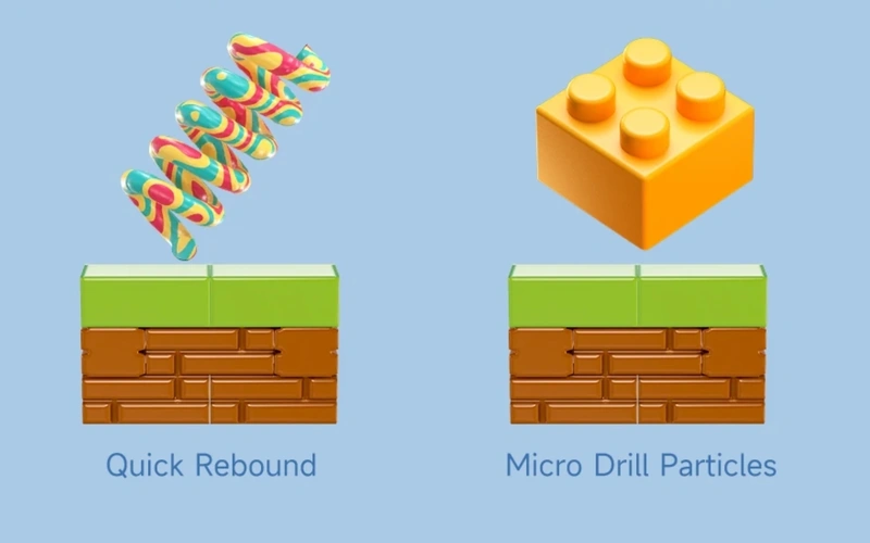 Mushroom Building Blocks Stress Relief Sensory Fidget Toy