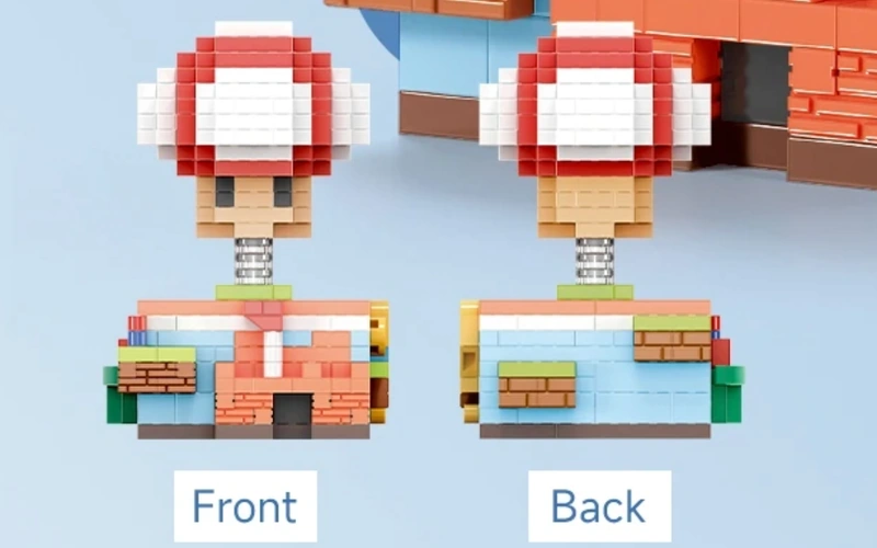 Mushroom Building Blocks Stress Relief Sensory Fidget Toy