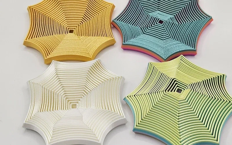 Octagonal Geometric Fidget Toy for Stress Relief