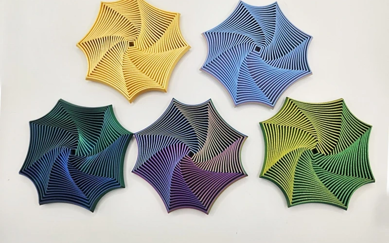 Octagonal Geometric Fidget Toy for Stress Relief