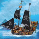 pirate ship building blocks desktop decoration gift banner 1