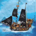 pirate ship building blocks desktop decoration gift banner 2
