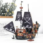 pirate ship building blocks desktop decoration gift banner 3