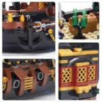 pirate ship building blocks desktop decoration gift banner 4