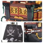 pirate ship building blocks desktop decoration gift banner 5