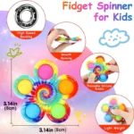 pop bubble fidget spinner sensory stress relief toy banner 5