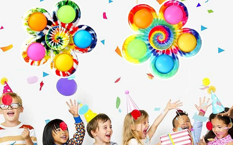 Pop Bubble Fidget Spinner Sensory Stress Relief Toy