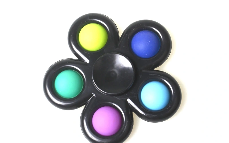 Pop Bubble Fidget Spinner Sensory Stress Relief Toy
