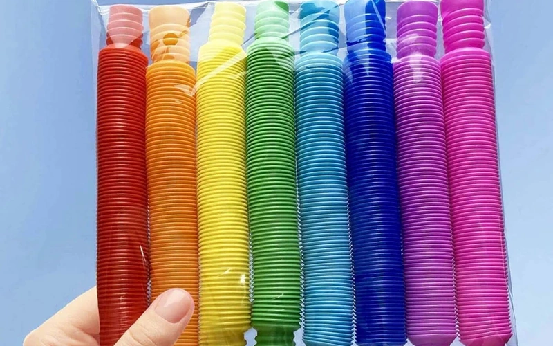 Pop Tubes Fidget Toys Sensory Stress Relief Pack