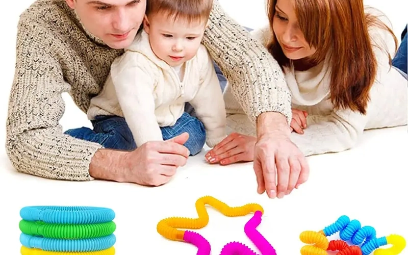 Pop Tubes Fidget Toys Sensory Stress Relief Pack