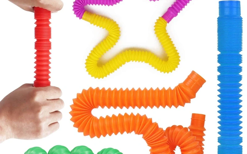 Pop Tubes Fidget Toys Sensory Stress Relief Pack