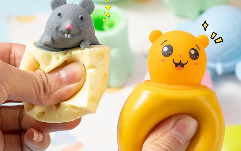 Pop Up Squeeze Cup Fidget Stress Toy