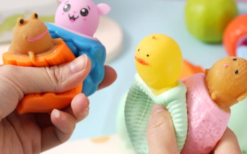 Pop Up Squeeze Cup Fidget Stress Toy