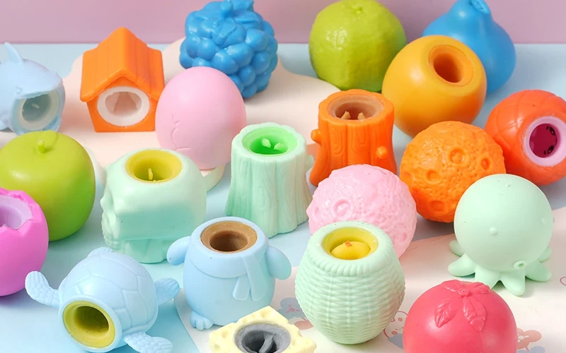 Pop Up Squeeze Cup Fidget Stress Toy