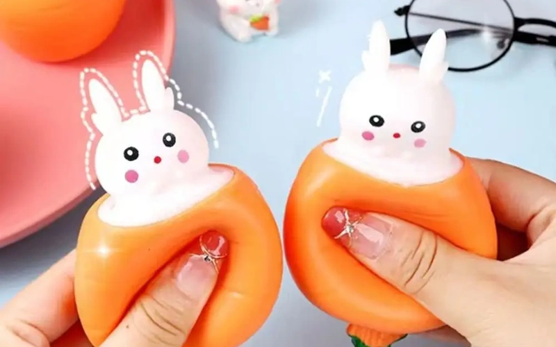 Pop Up Squeeze Fidget Toys Animal Design
