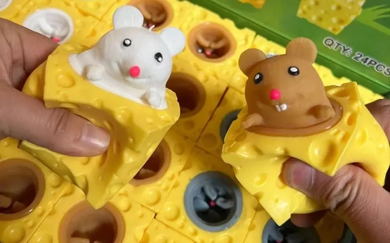 Pop Up Squeeze Fidget Toys Animal Design