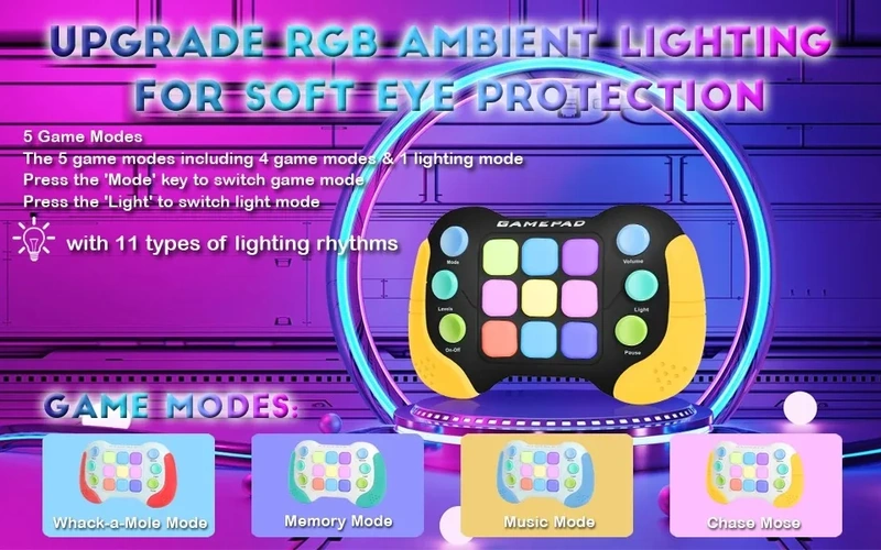 Quick Push Electronic Game Pad Fidget Toy