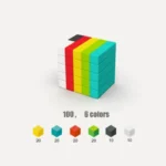 rainbow cube building blocks diy kids toy banner 8