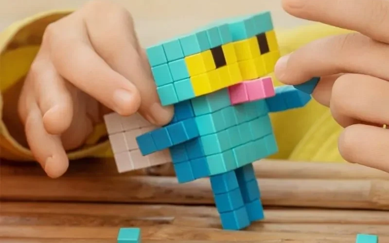 Rainbow Cube Building Blocks DIY Kids Toy