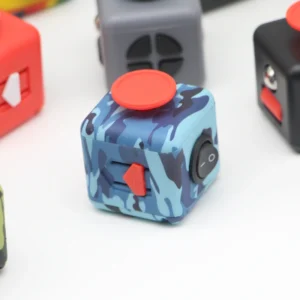 rainbow fidget cube stress relief sensory toy banner 2
