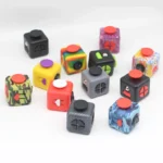 rainbow fidget cube stress relief sensory toy banner 4