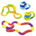 rainbow tangle rope twist sensory fidget toy banner 6