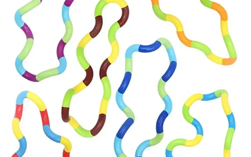 Rainbow Tangle Rope Twist Sensory Fidget Toy