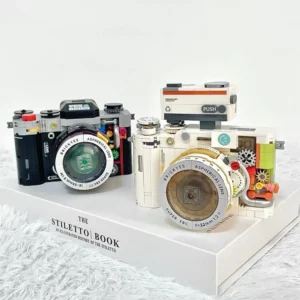 retro camera building blocks diy model toy banner 1