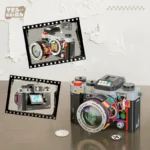 retro camera building blocks diy model toy banner 2