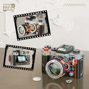 retro camera building blocks diy model toy banner 2