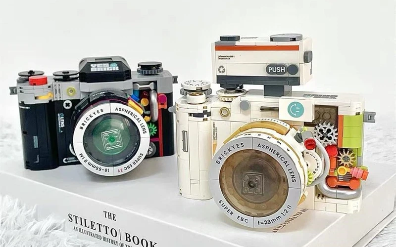 Retro Camera Building Blocks DIY Model Toy