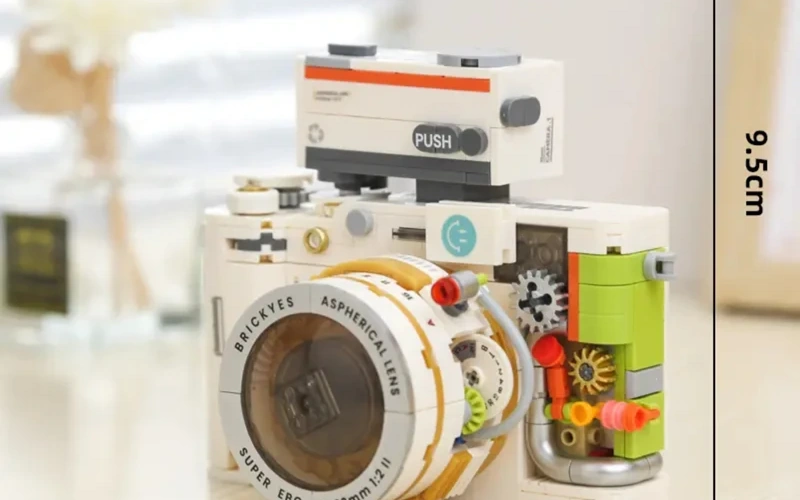 Retro Camera Building Blocks DIY Model Toy