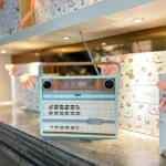 retro transistor radio building blocks educational decor set banner 5