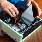 retro transistor radio building blocks educational decor set banner 6