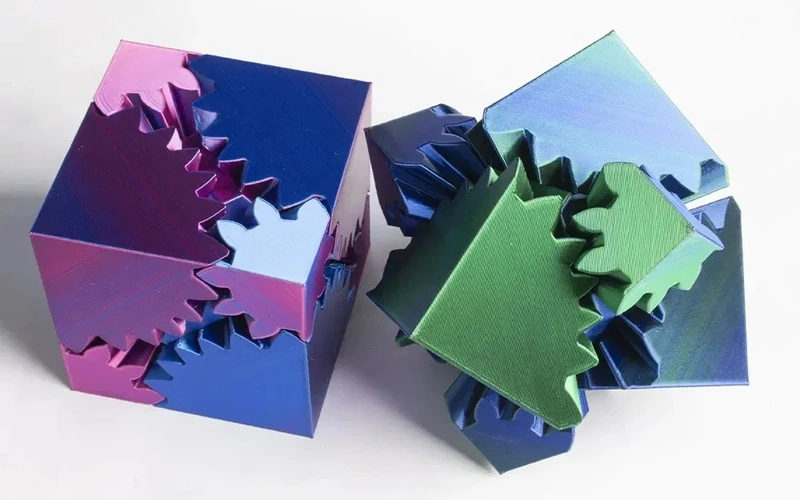 Rotating Gear Ball Cube Fidget Stress Relief Toy