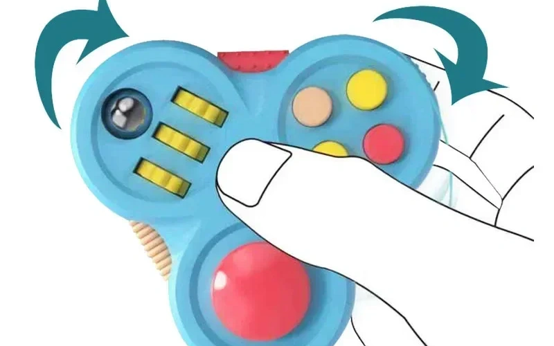 Rotating Magic Bean Fidget Toy Stress Relief