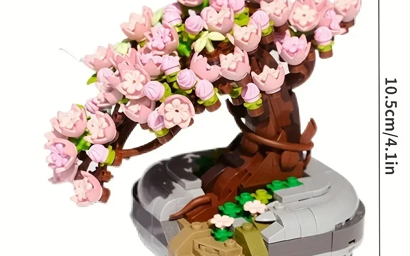Sakura Bonsai Building Blocks DIY Decorative Plant Toy
