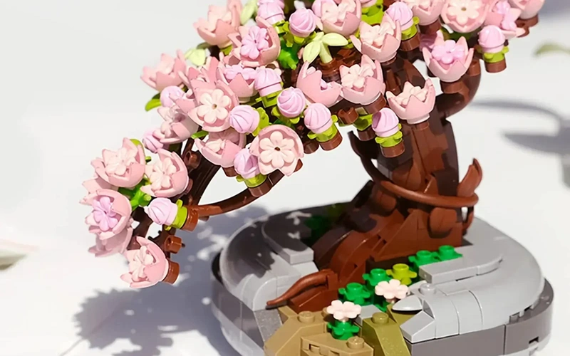 Sakura Bonsai Building Blocks DIY Decorative Plant Toy