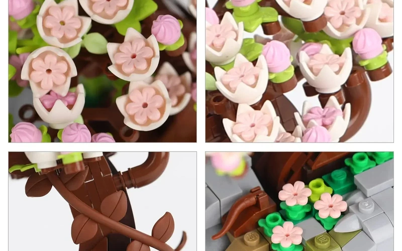 Sakura Bonsai Building Blocks DIY Decorative Plant Toy